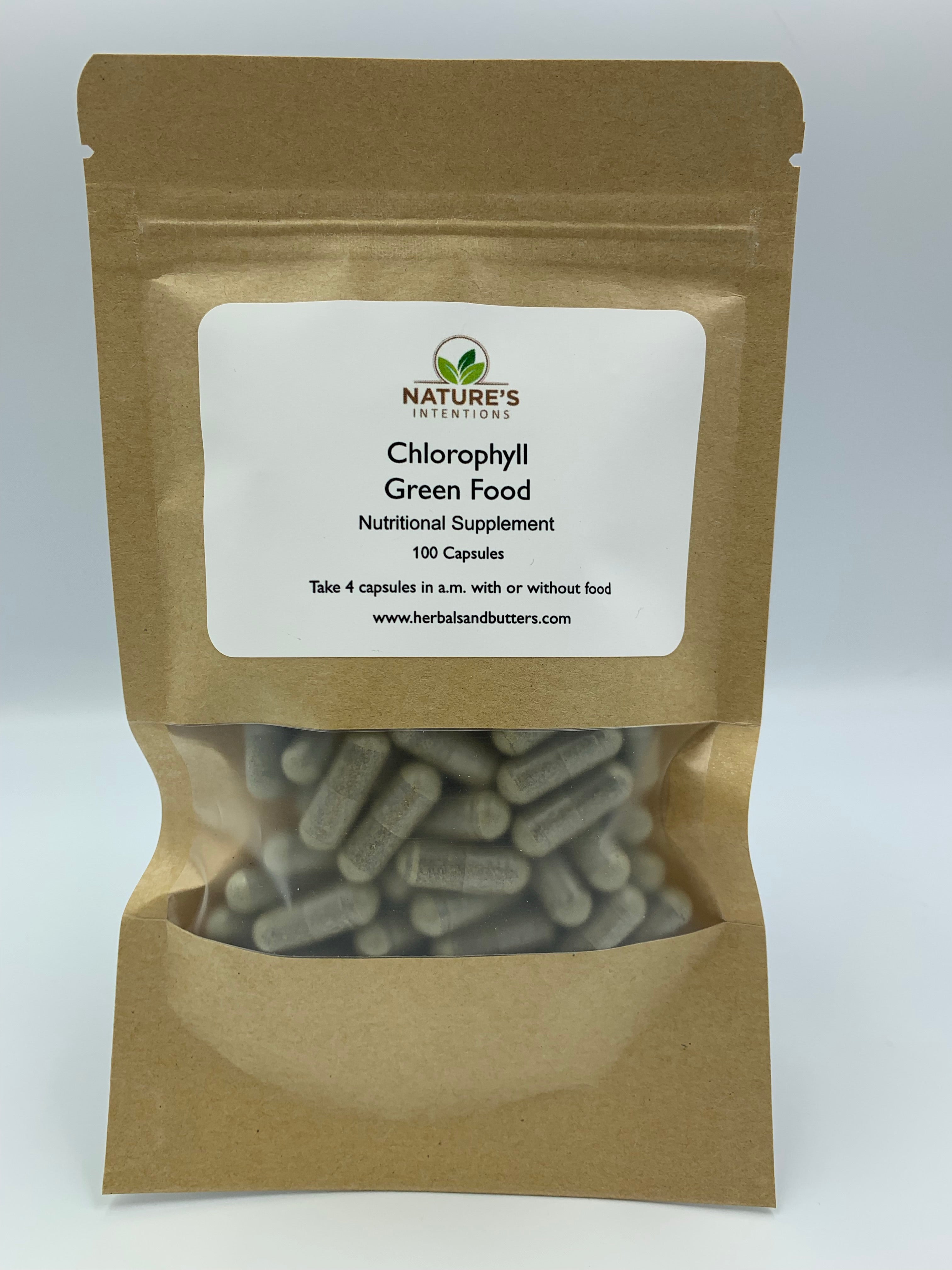 Chlorophyll Capsules - Green Food Nutrition